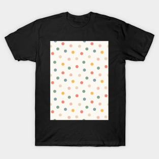 Sweet Minimal Polka Dot Pattern T-Shirt